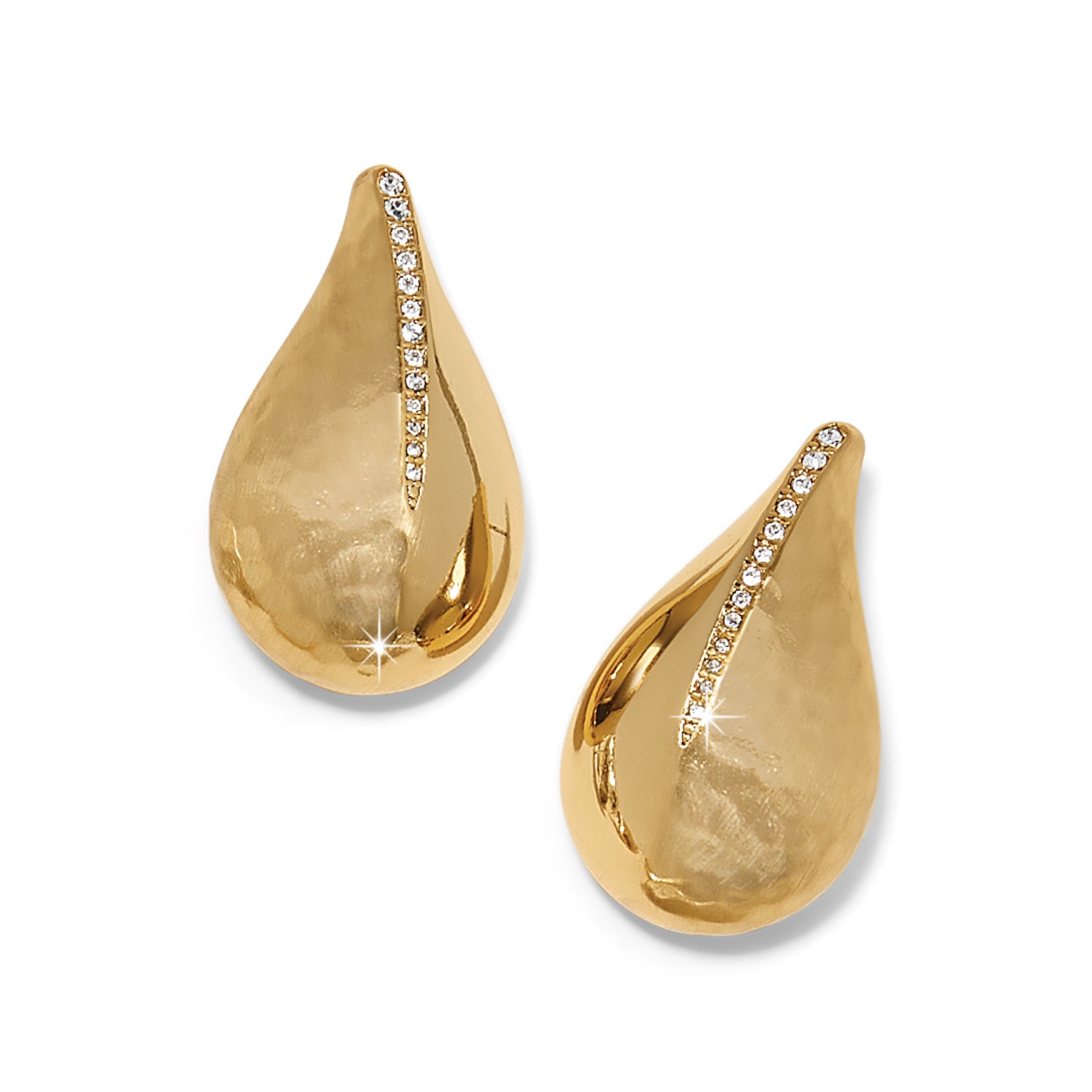 Gold Nile Large Post Earrings