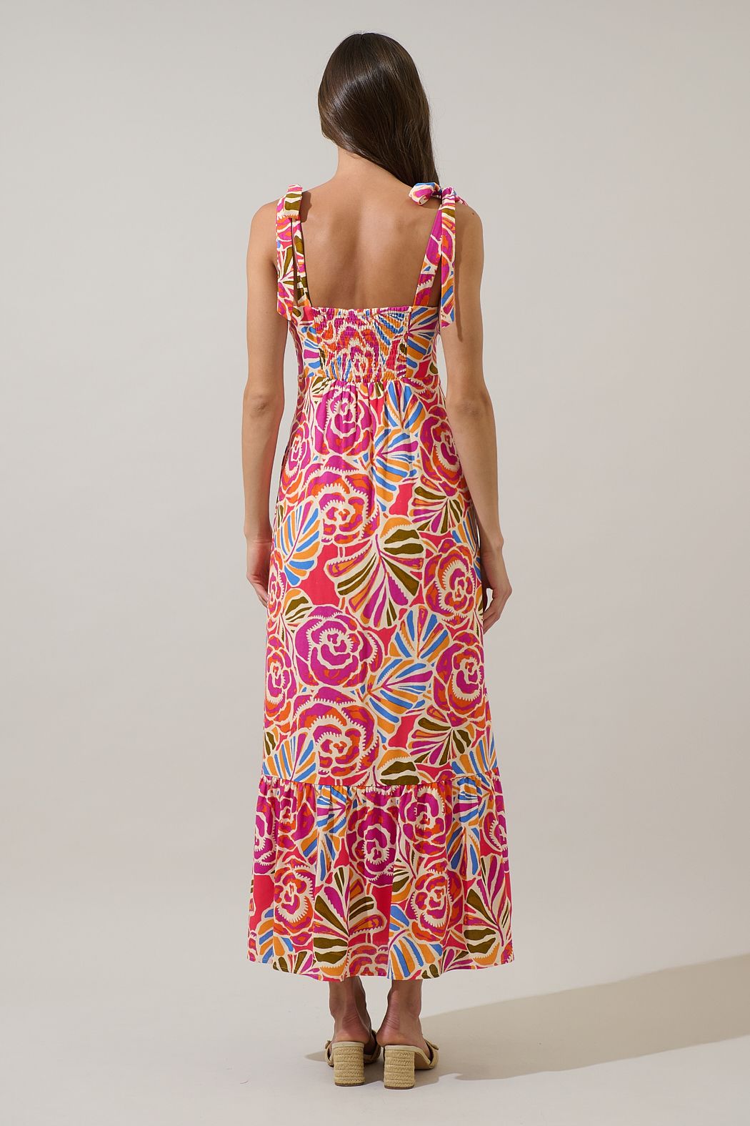 Sunset Bloom Maxi Dress