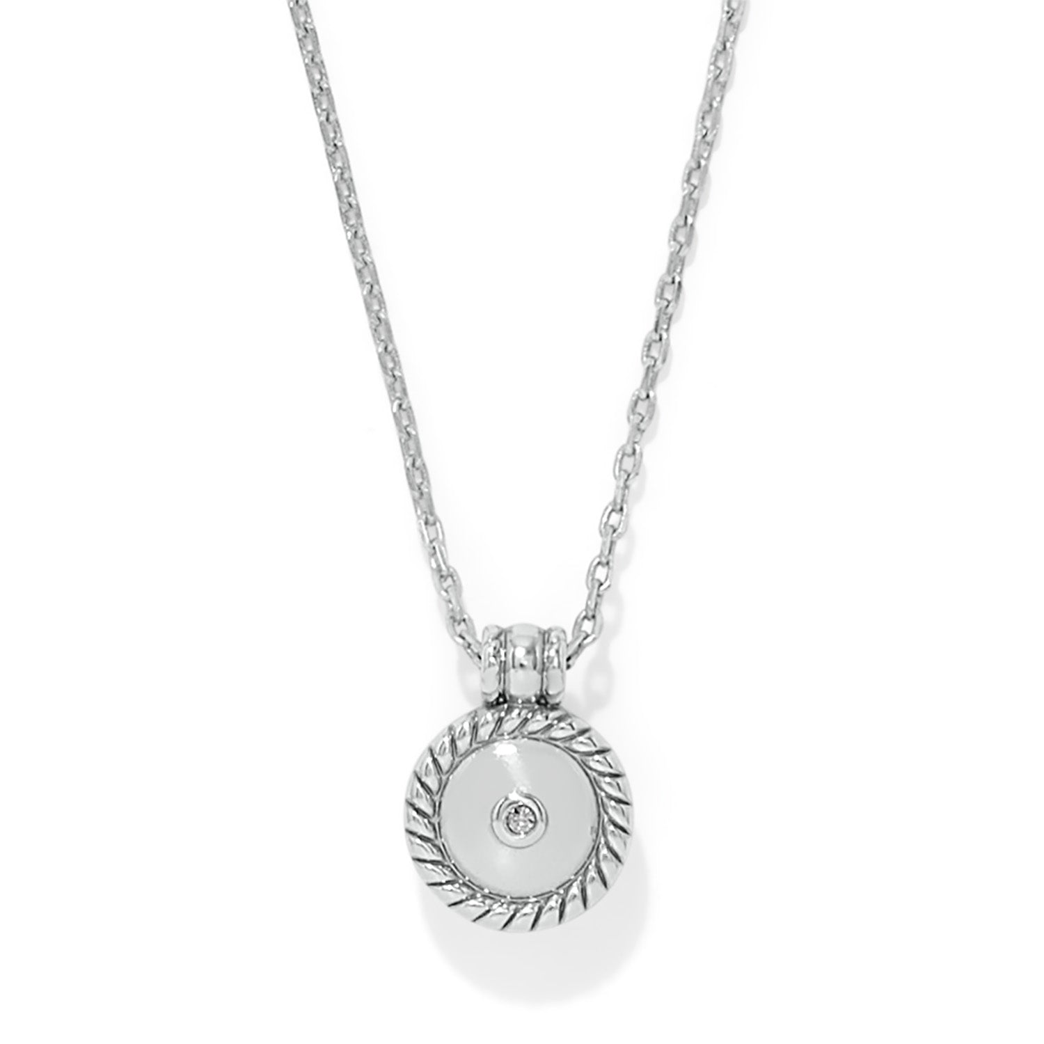 Illumina Celeste Dome Necklace/Silver