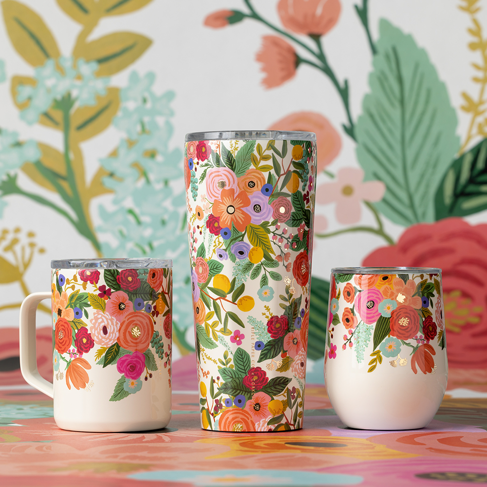 Corkcicle Rifle Paper Co. Stemless 12oz/Garden Party
