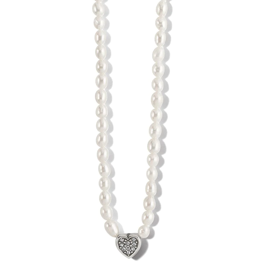 Meridian Zenith Heart Pearl Necklace