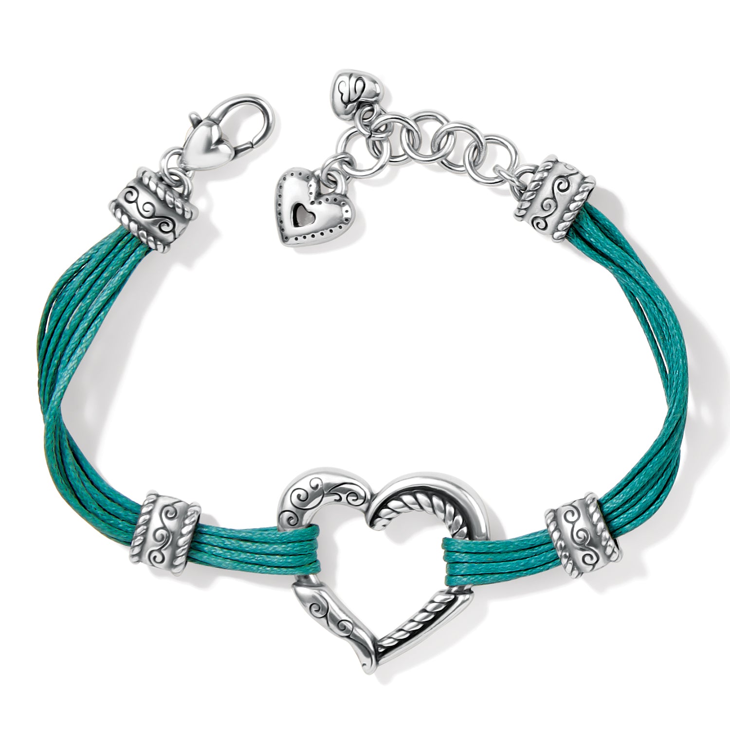 Heritage Heart Bracelet/Teal
