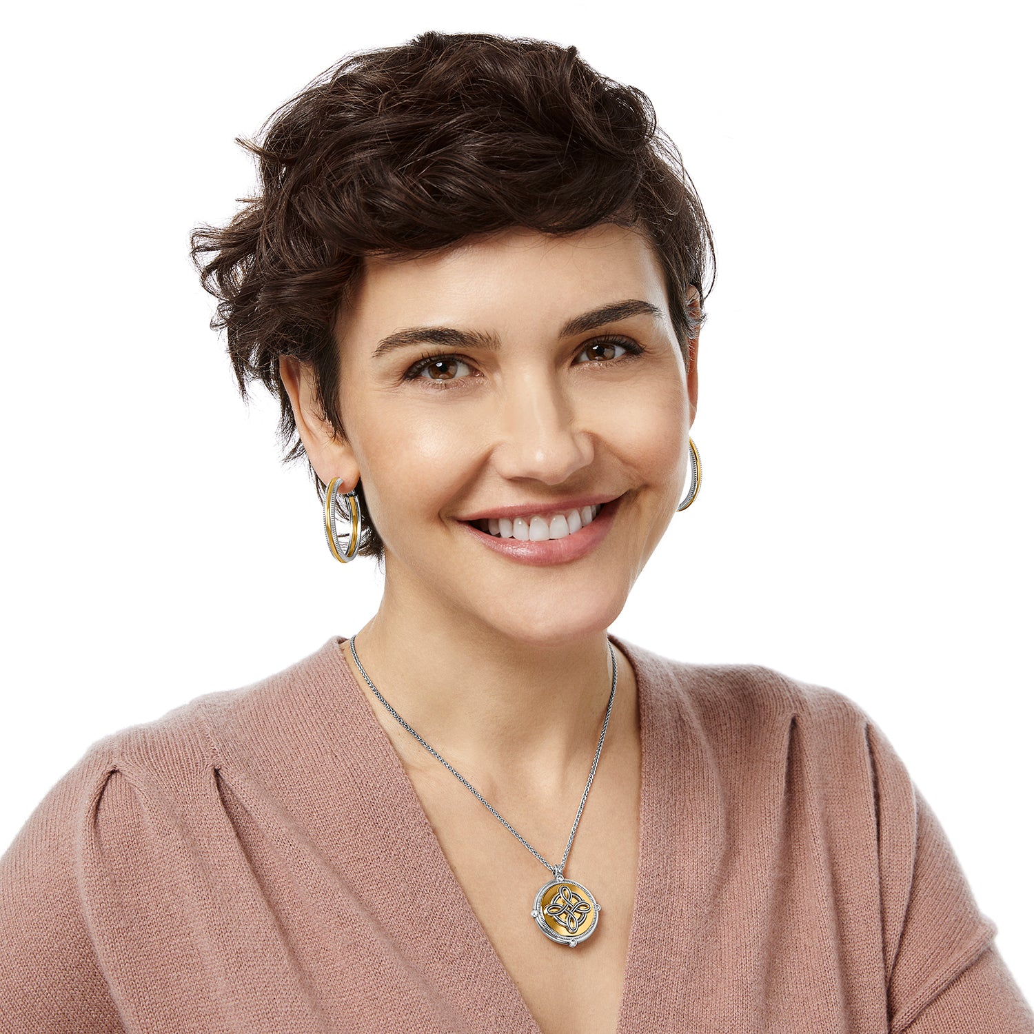 Interlok Noir Reversible Necklace