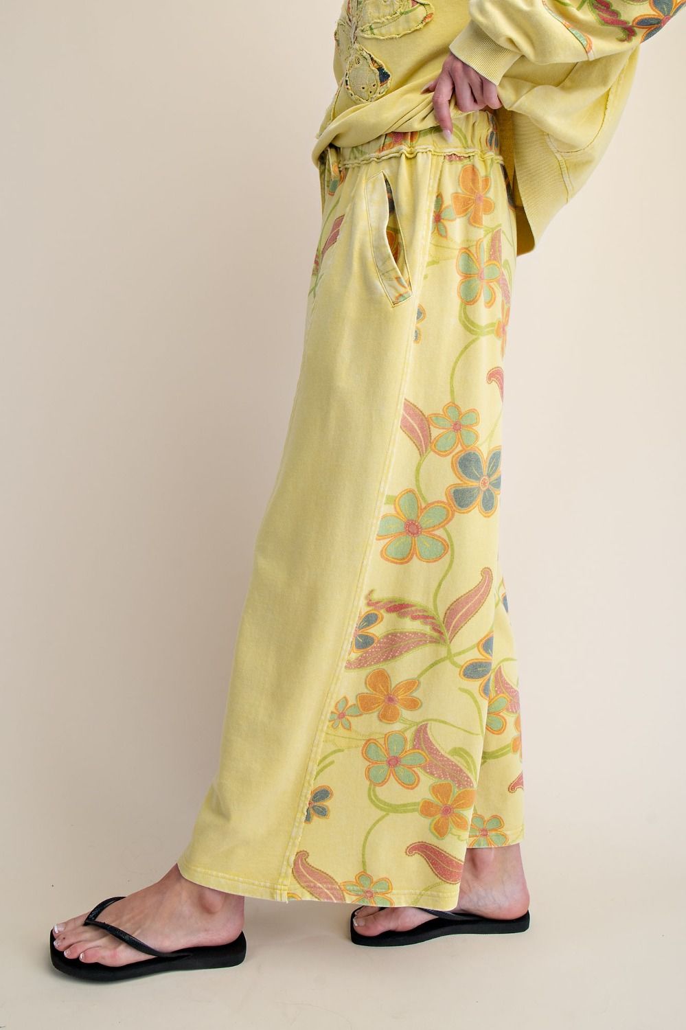 Sunlit Bloom Terry Lounge Set