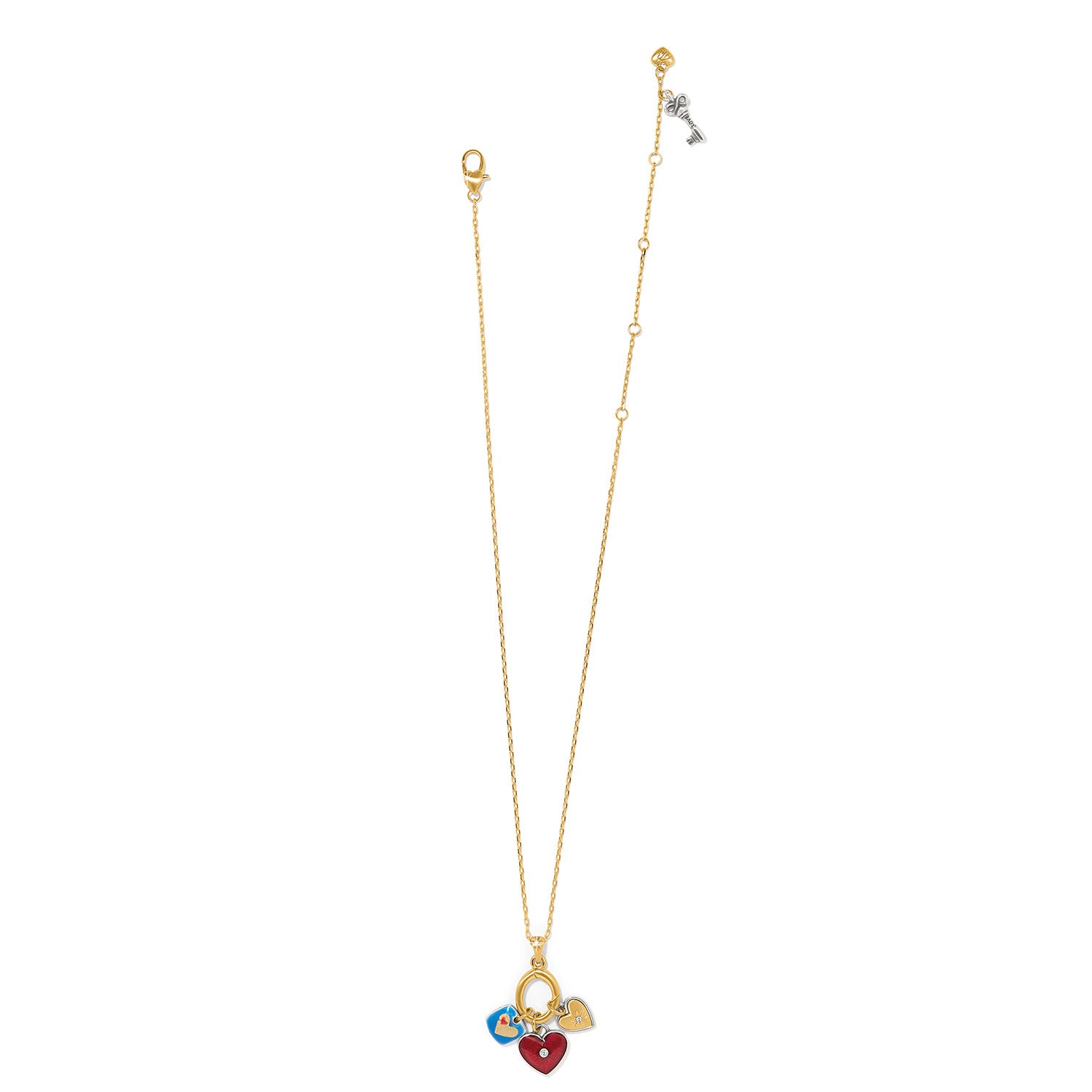 One Heart Charm Necklace