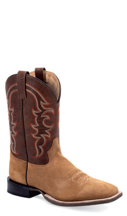 Old West Men's Brown Square Toe Boot