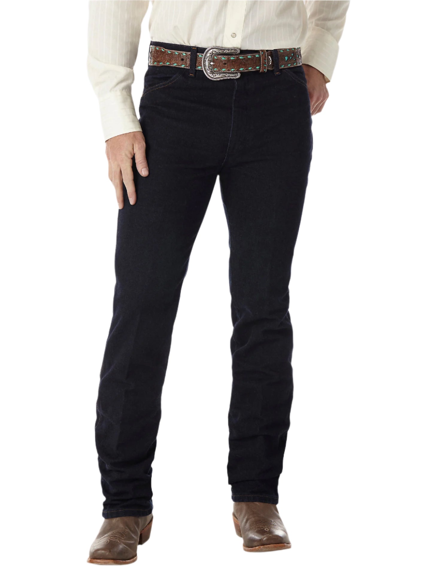 Cowboy Cut Silver Edition Slim Fit Jean in Dark Denim