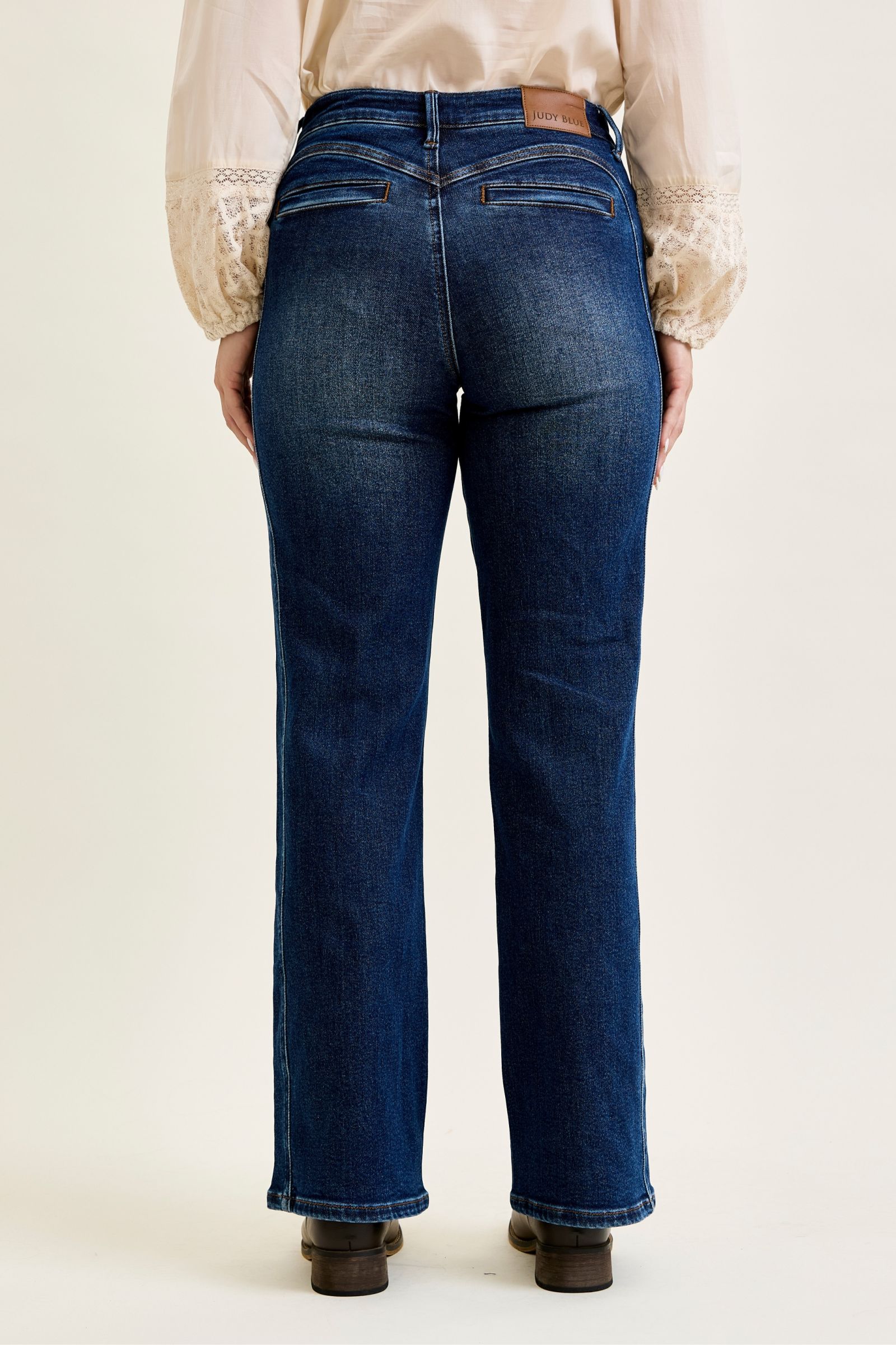 Judy Blue Mid Rise Alex Bootcut w/ Cowgirl Seam