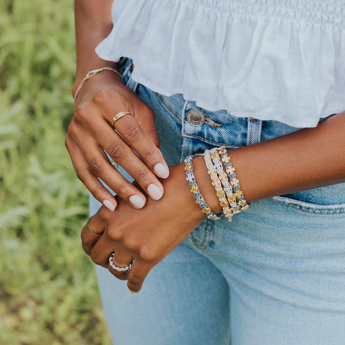 Faith Blessing Bracelet/Silver