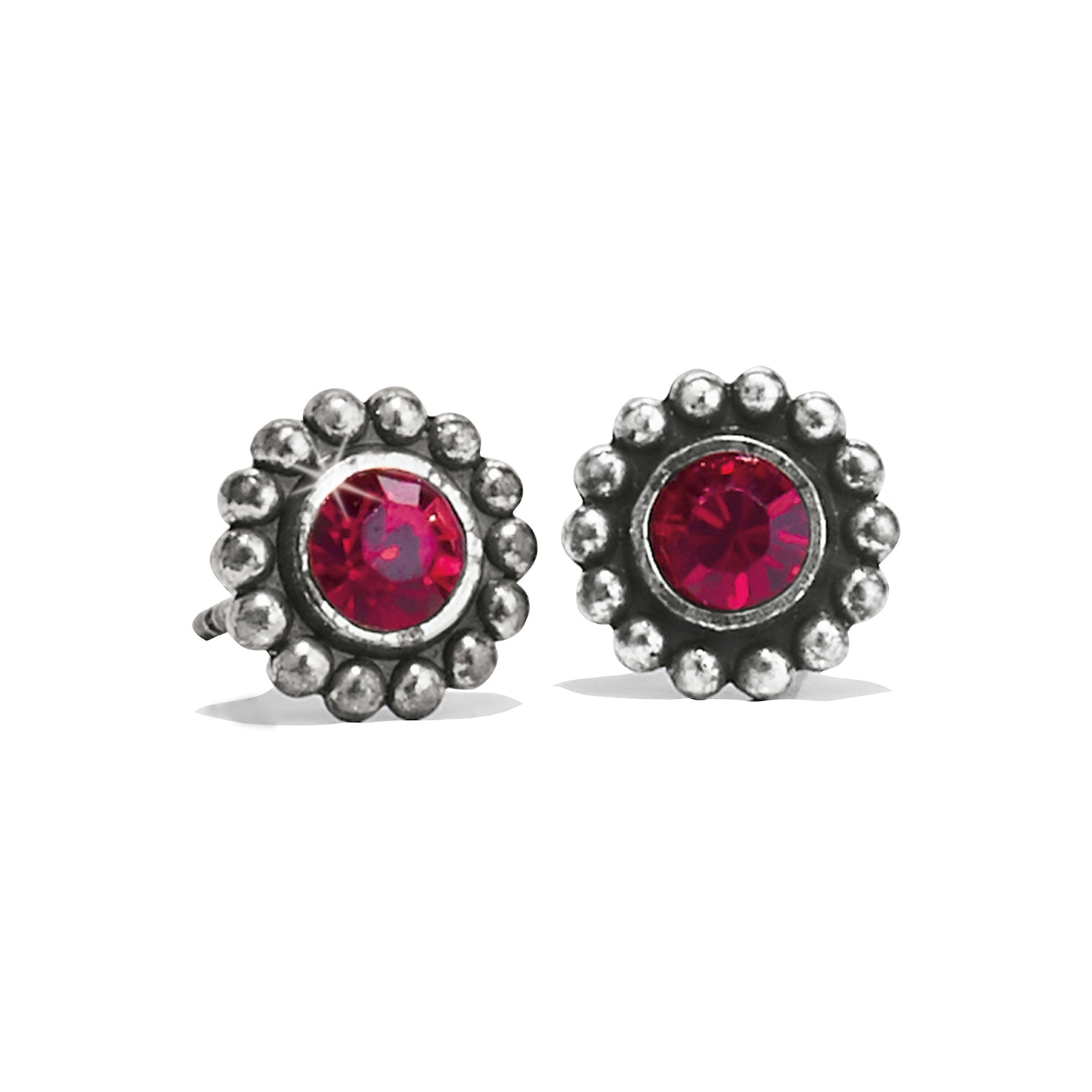 Twinkle Mini Post Earrings/Garnet