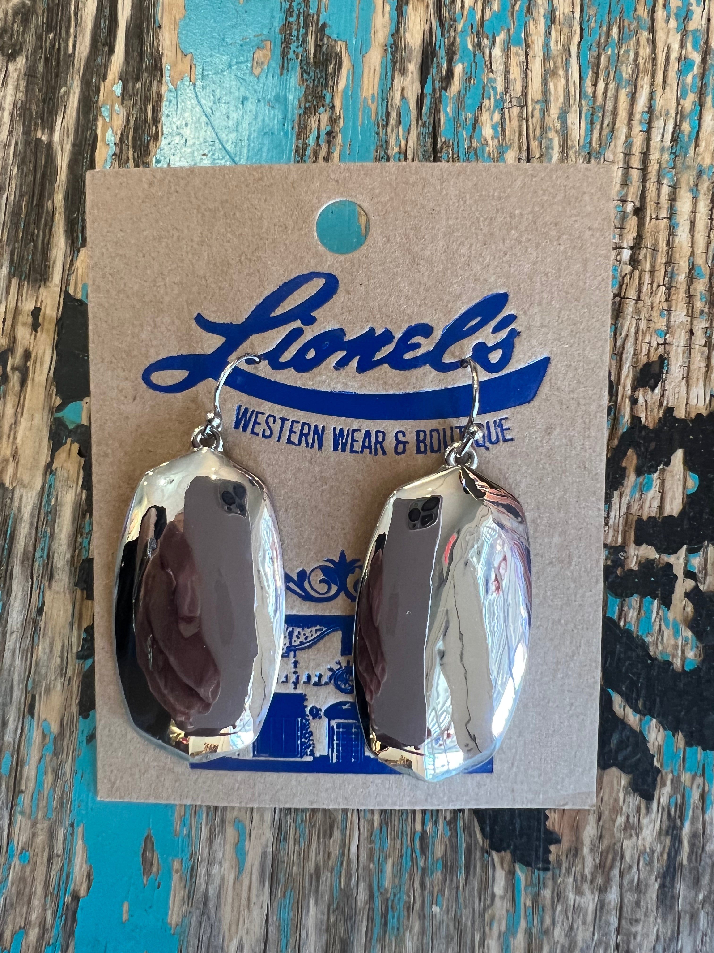 Solid Silver Kendra Look Earrings