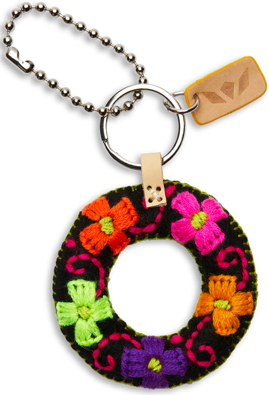BLACK FELT ALPHABET CHARMS