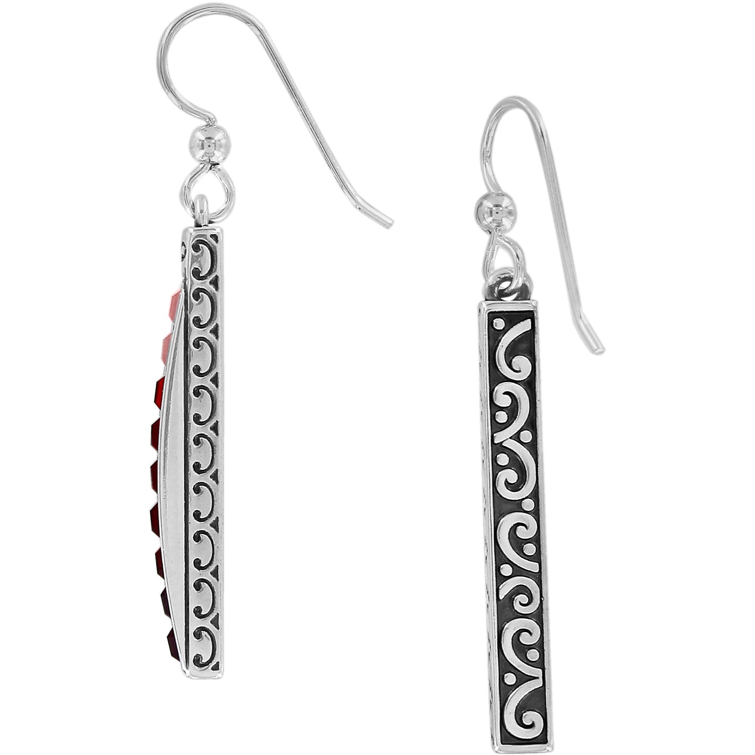 Spectrum French Wire Earrings/RED