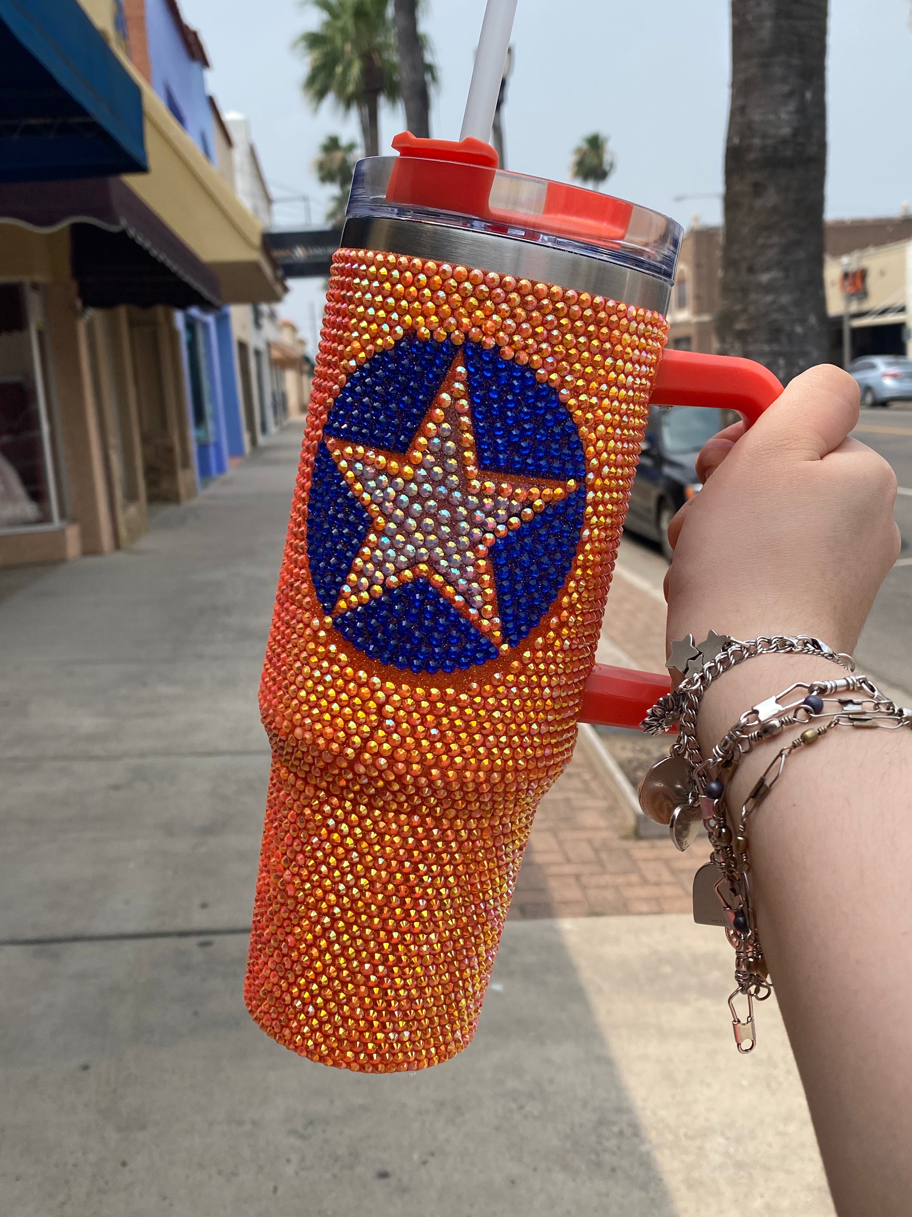 Houston Astros Crystal 40 oz Tumbler