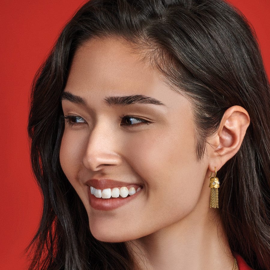 Meridian Zenith Tassel French Wire Earrings-Gold