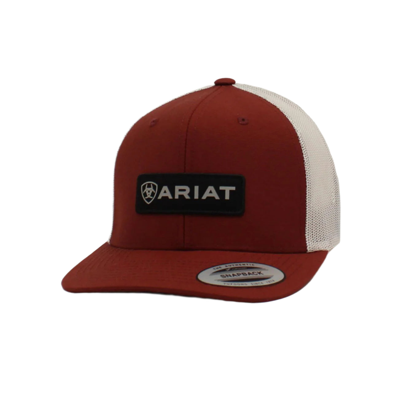Ariat Rectangle Long Logo Brick Red Cap