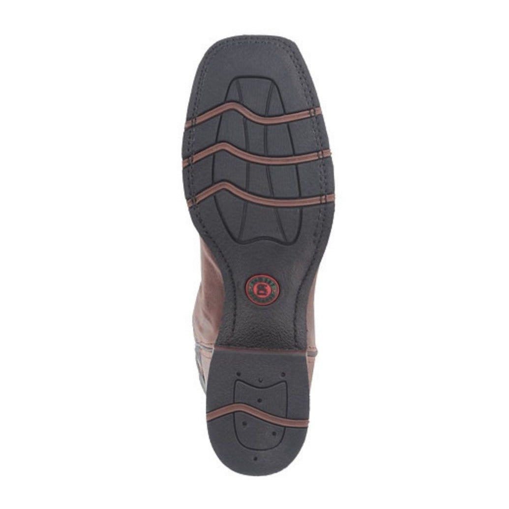 Laredo Men's Sand/Chocolate Square Toe Western Boots