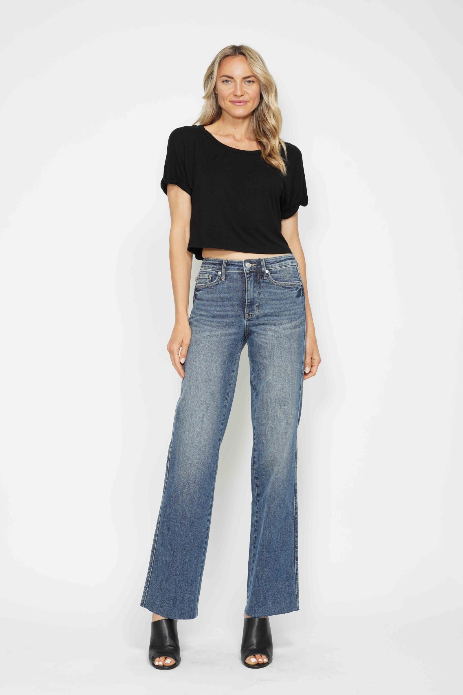 Judy Blue Tummy Control Vintage Straight Jeans