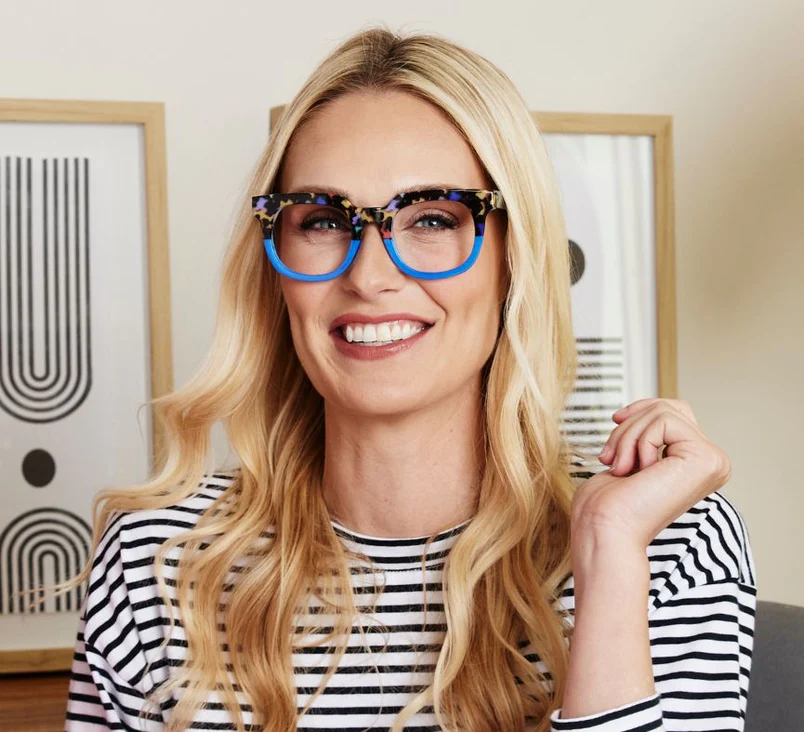 Showbiz Peepfetti Tortoise/Blue - Peepers Reading Glasses