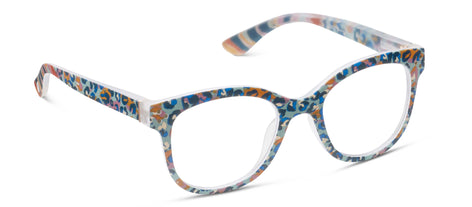 Oasis Focus Blue Leopard - Peepers Reading Glasses