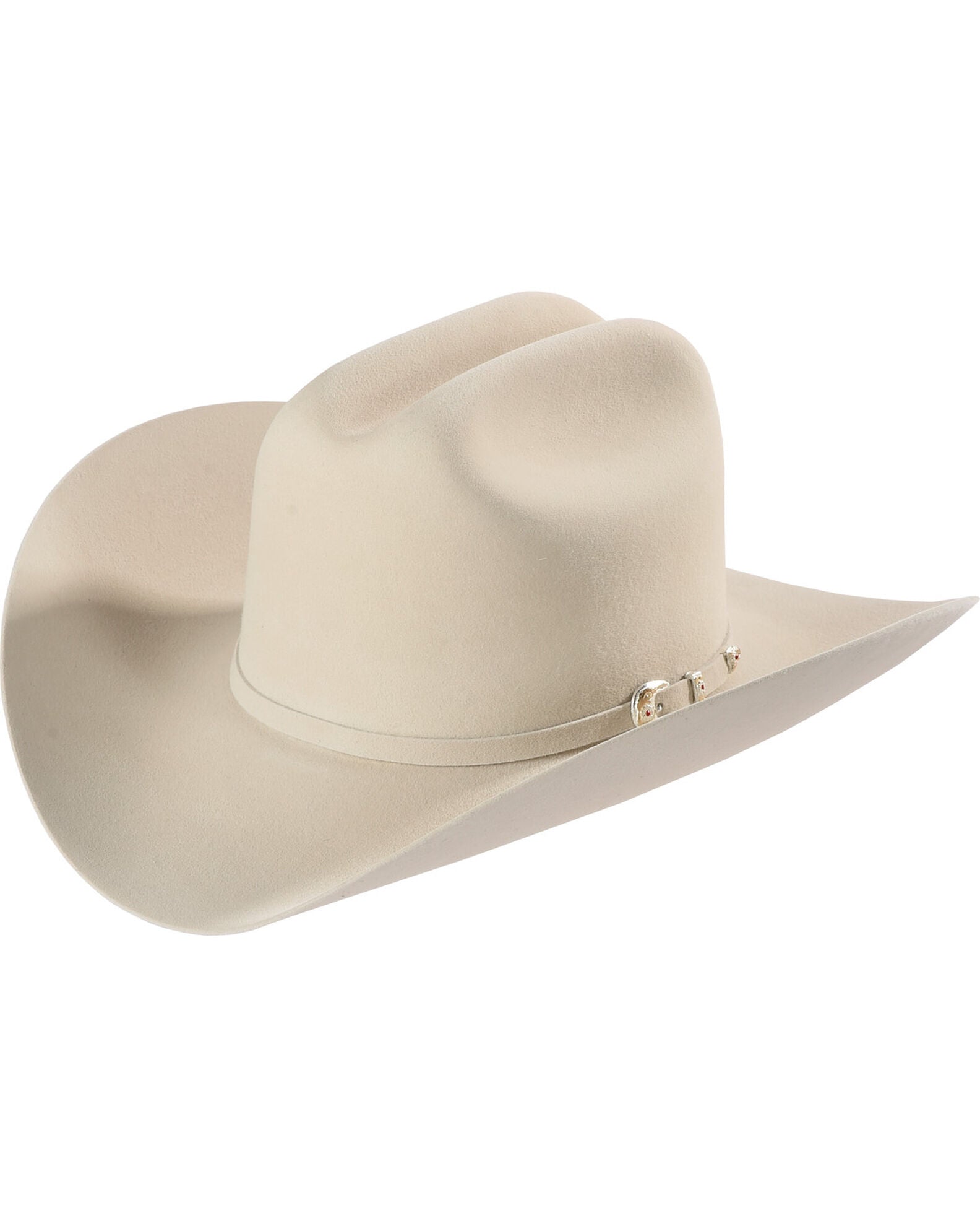 Larry Mahan 6x Real Silver Belly Felt Hat