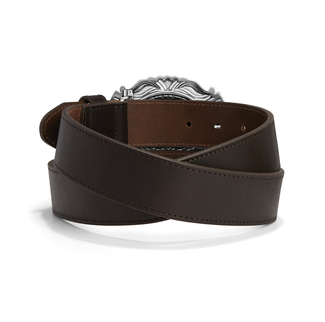 Brighton Women's Raindance Brown Leather Belt