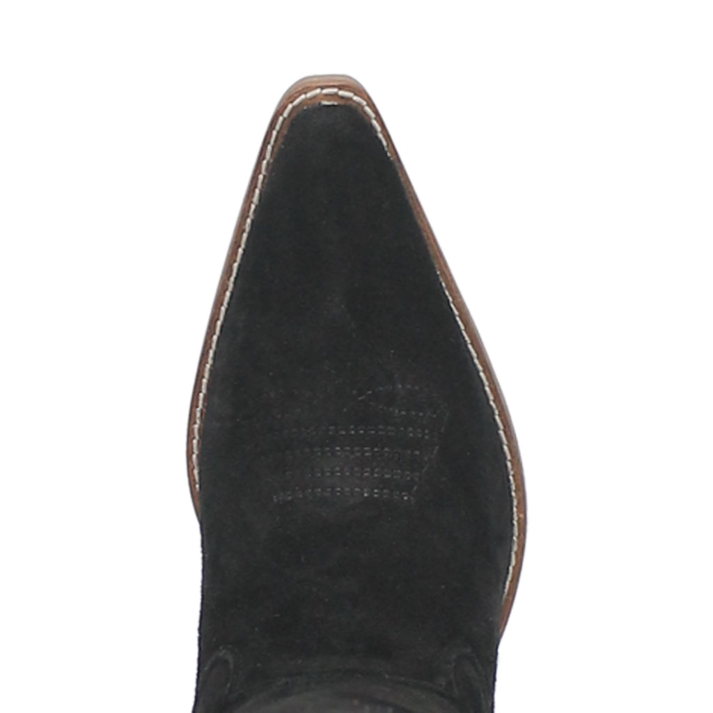 Thunder Road Black Suede Leather Boots by Dingo