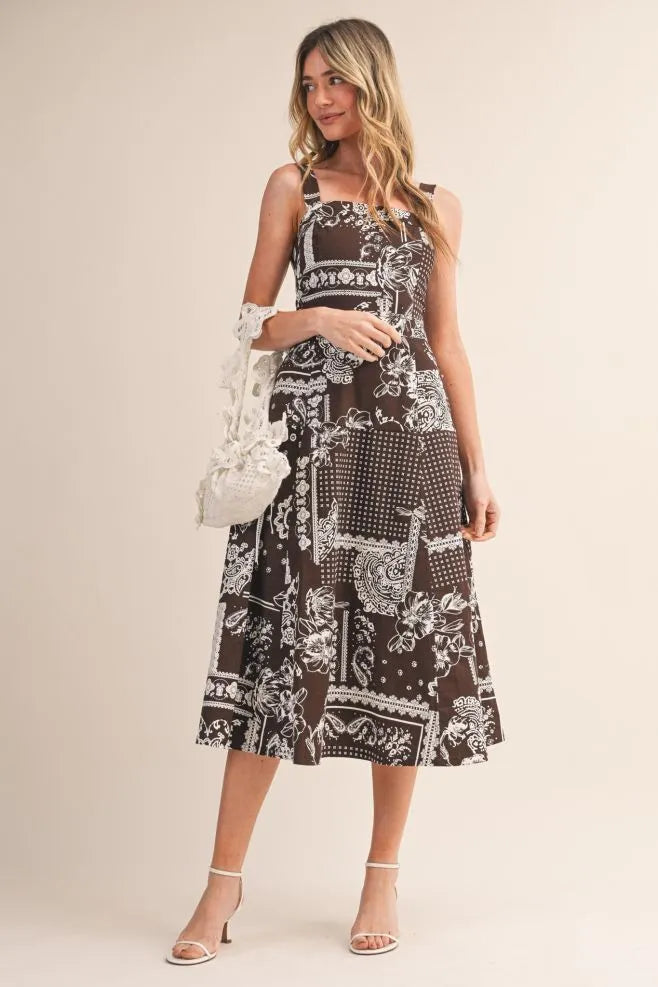 Bandana Babe Midi Dress
