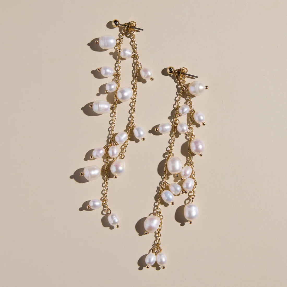 Pearl Cascade Drop Studs