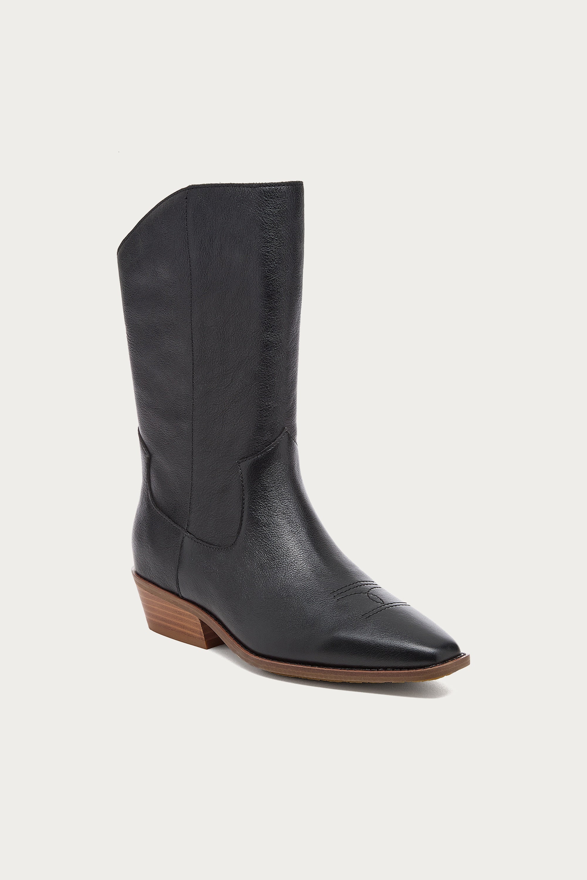 Piper Black Leather Boot by Kelsi Dagger