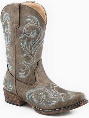 Roper Toddler Riley Snip Toe Brown Boot