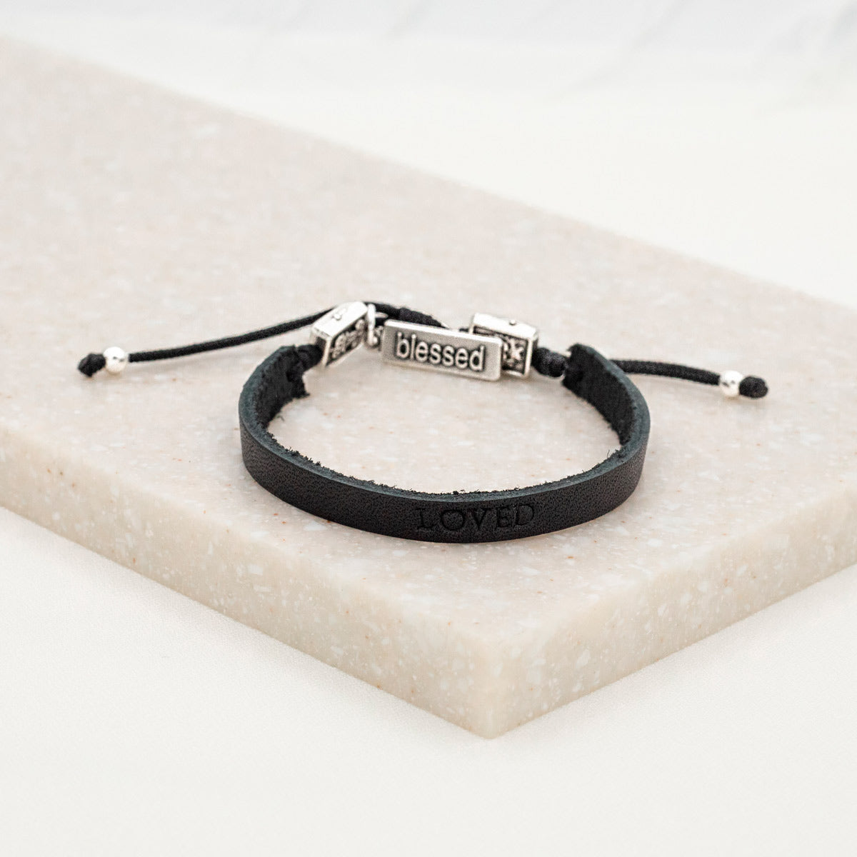 Garment of Grace Leather Bracelet