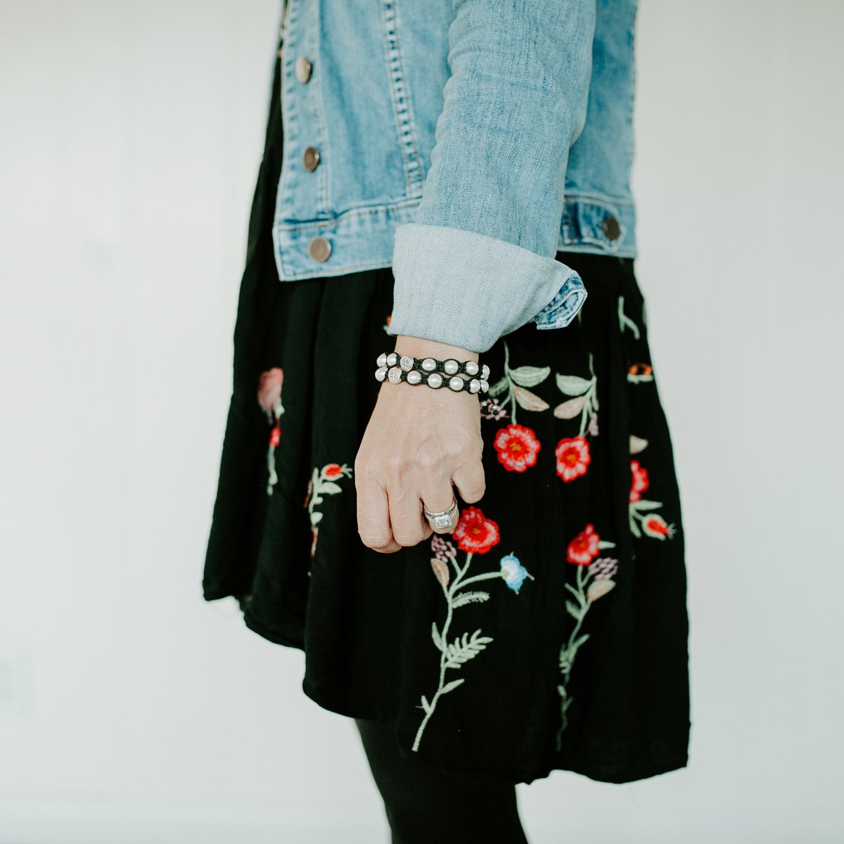 Divine Blessings Crystal Pearl Bracelet