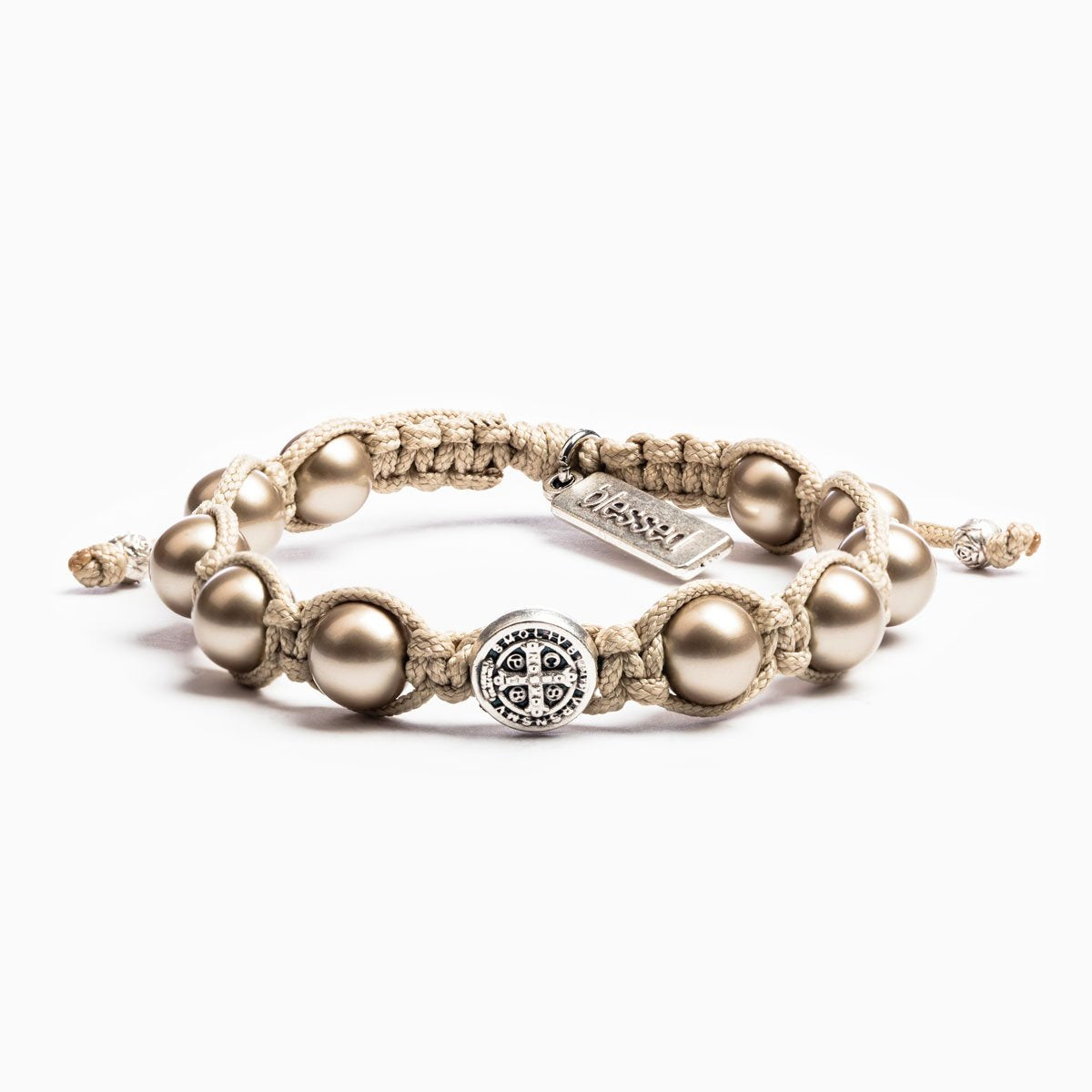 Divine Blessings Crystal Pearl Bracelet