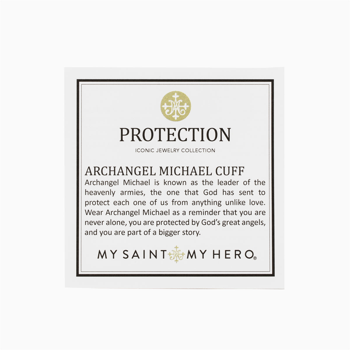 Archangel Michael Protection Cuff Bracelet