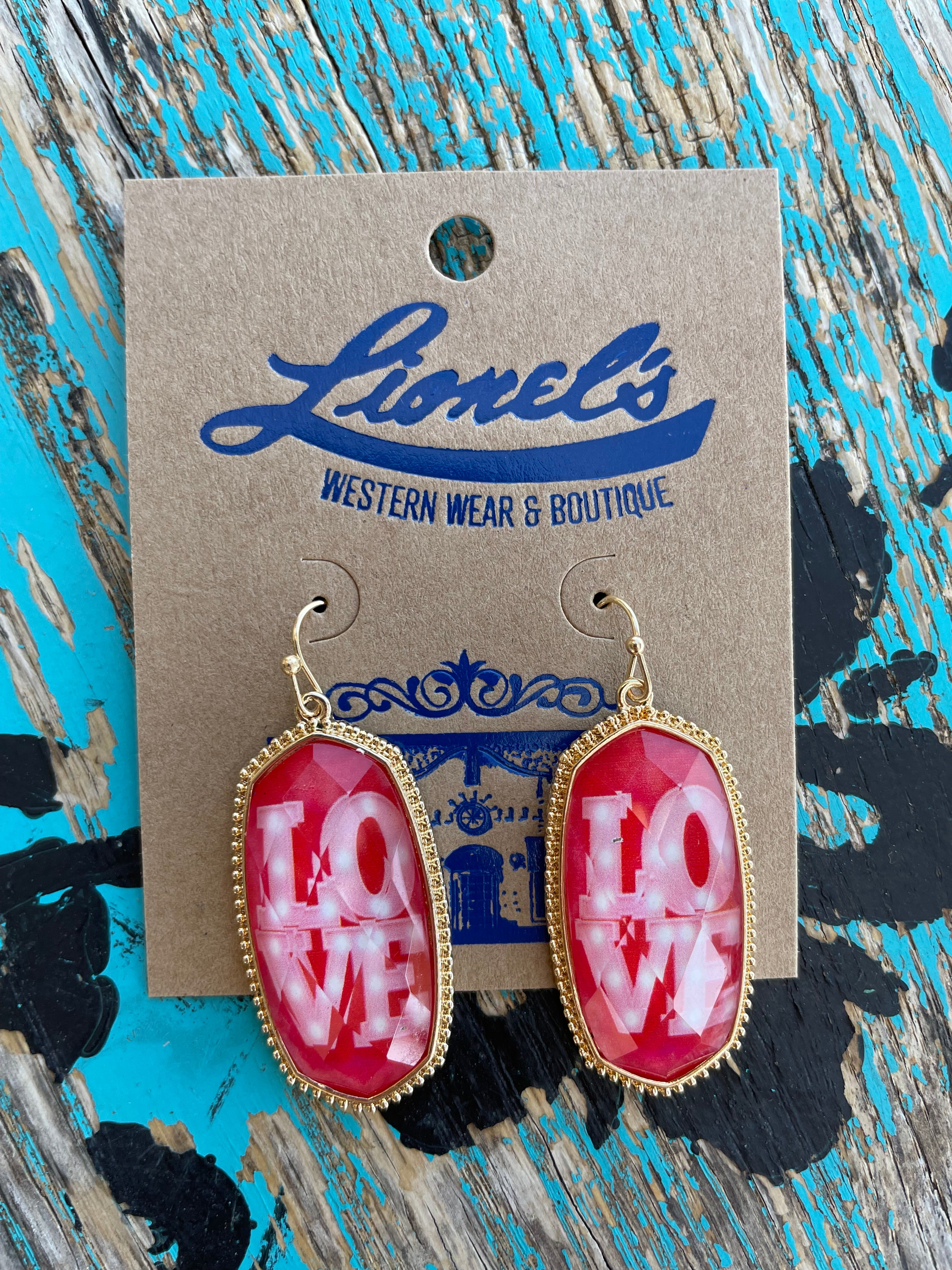Kendra Look LOVE Earrings
