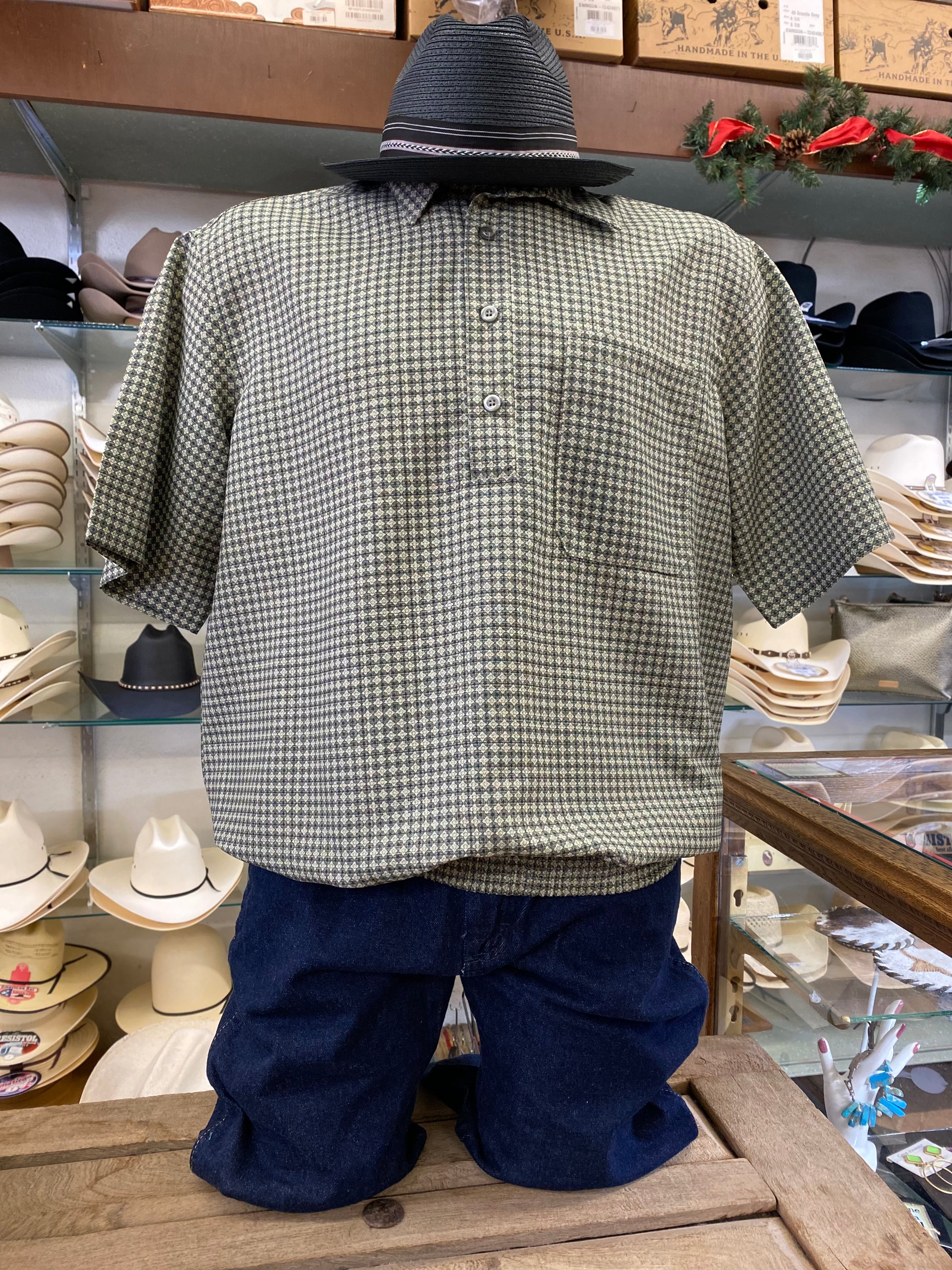 Men's Banded Bottom Pullover - Green