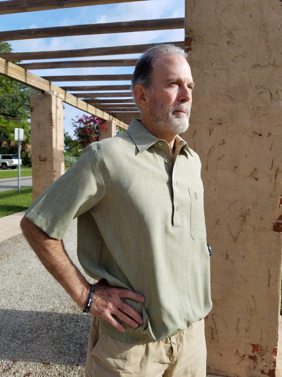 Men's Banded Bottom Pullover - Sage