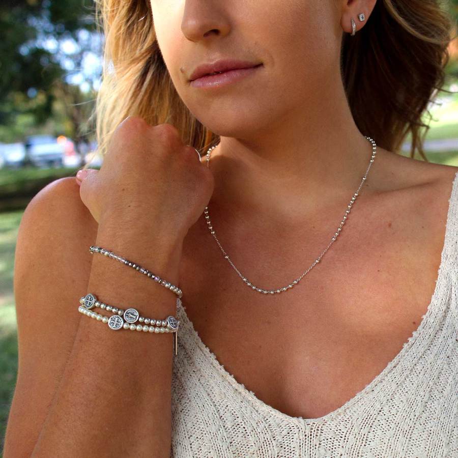 Pearl Birthday Blessing Bracelet