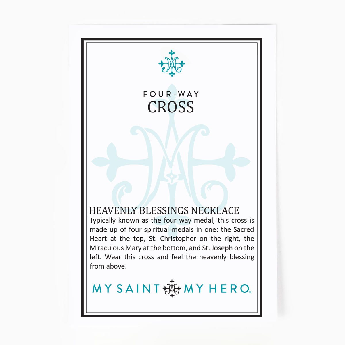 Heavenly Blessings Cross Necklace