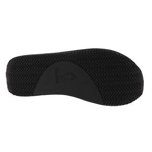 BLACK Volatile Sol Rhinestone Flip Flop