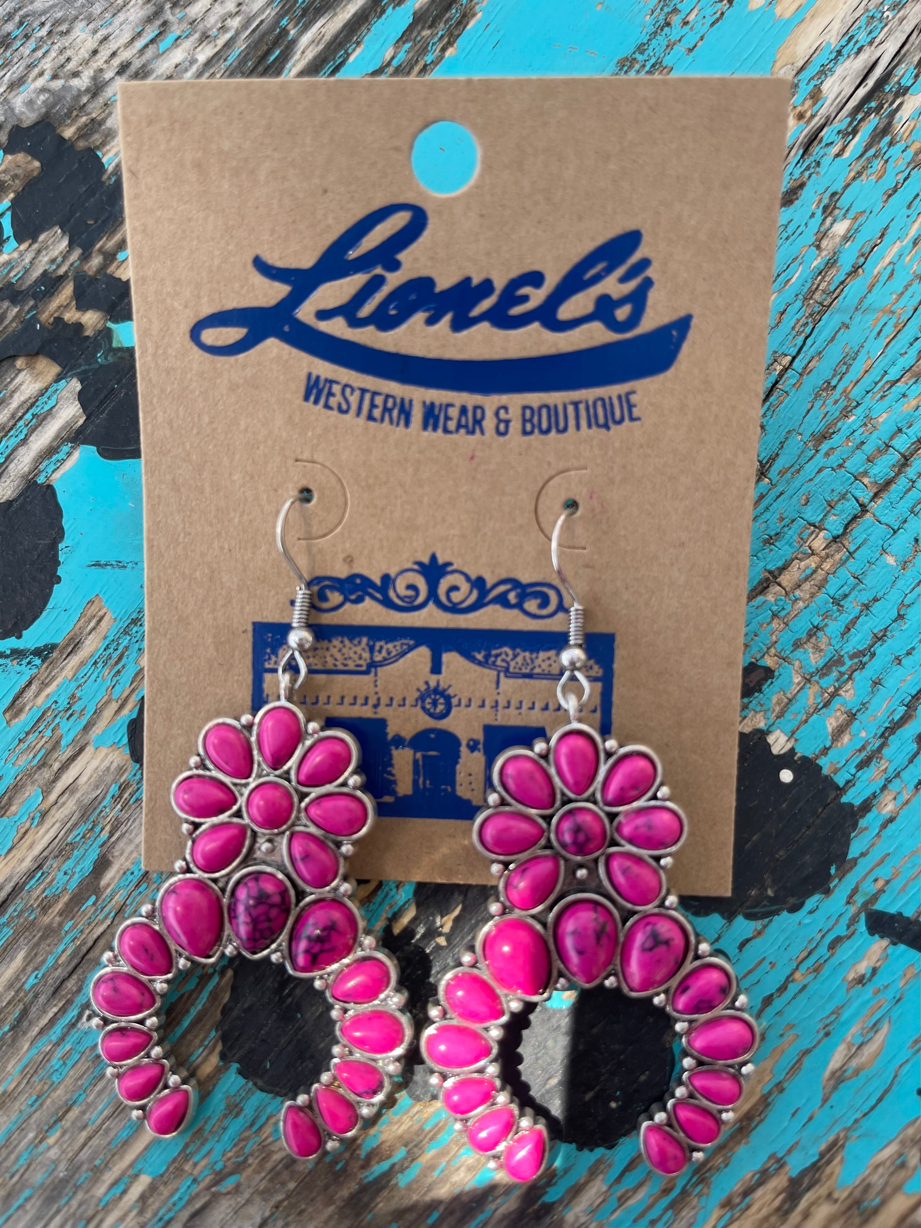 Hot Pink Squash Earring