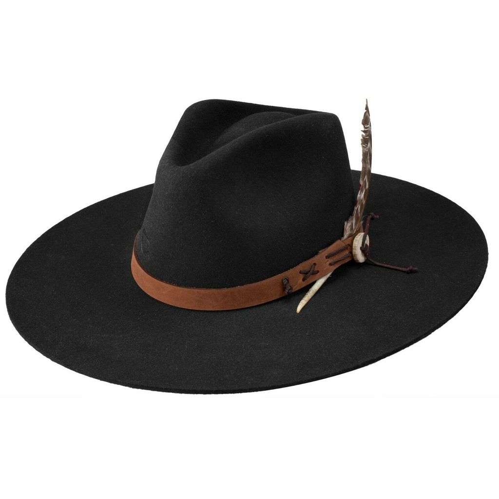 Black Felt Charlie 1 Horse Hat Charlie 1 Horse Black Fling Felt Hat – West 20 Saddle Co main image 4