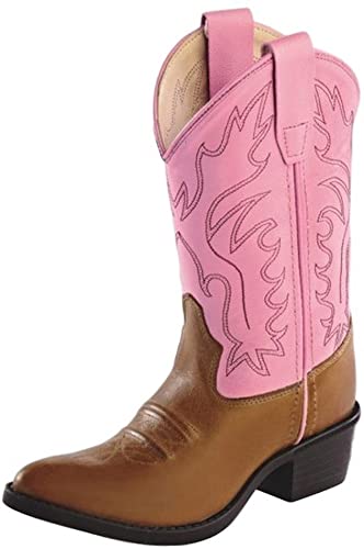 Old West Girls Pink Western Boot