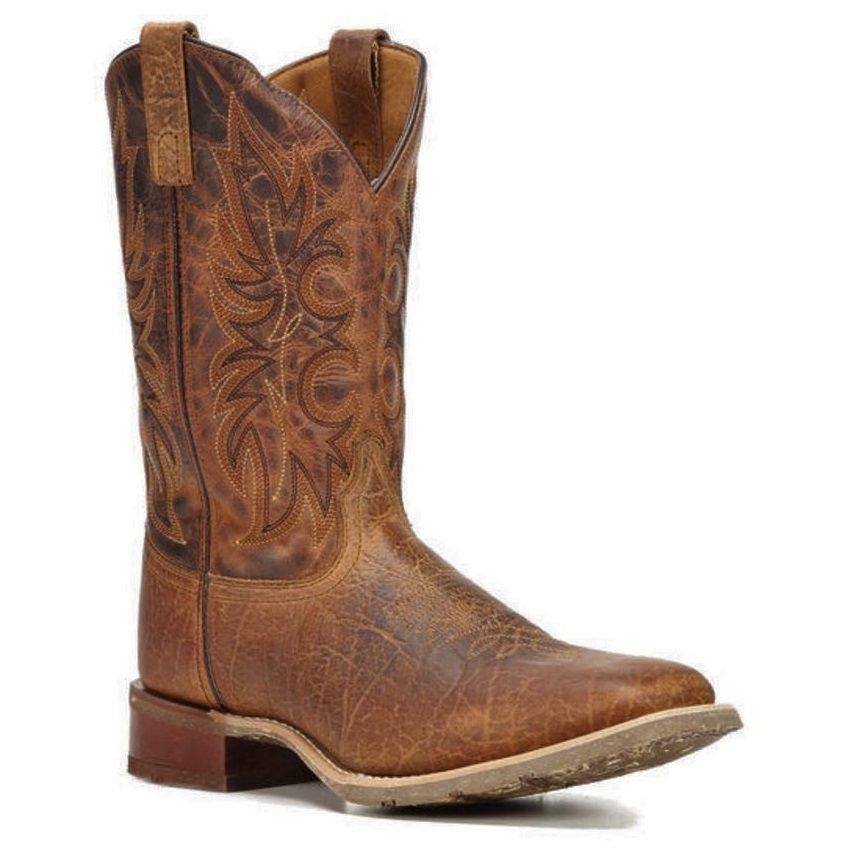 Laredo Men's Rancher Rust Stockman Square Toe Western Boots