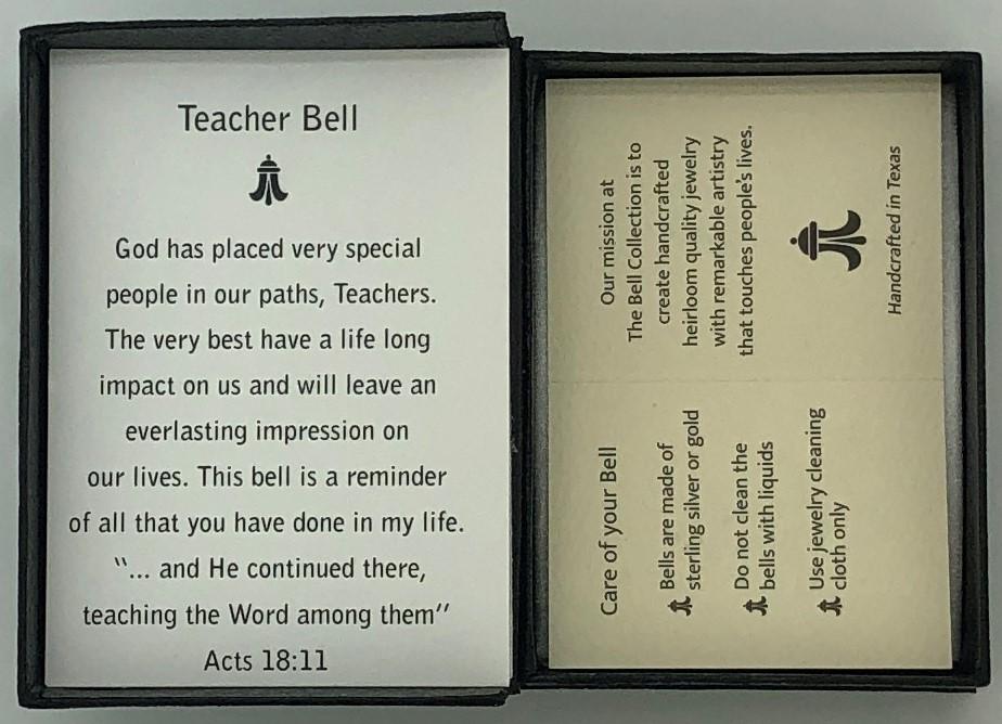Teacher Bell Pendant