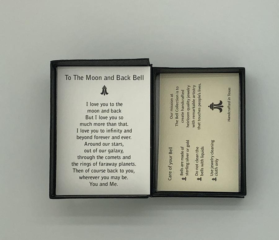 To The Moon and Back Charm Bell