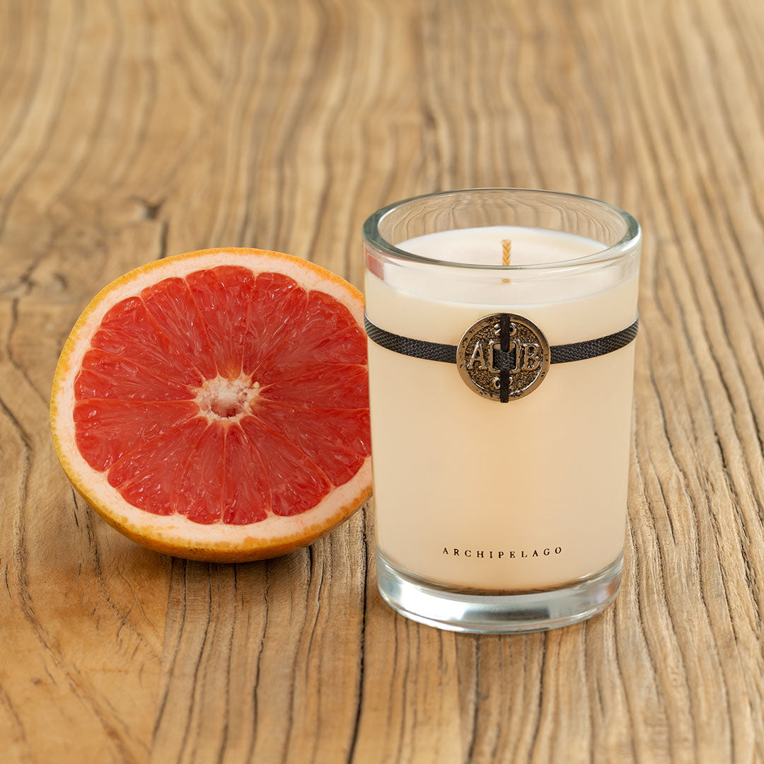 Pink Grapefruit Boxed Candle