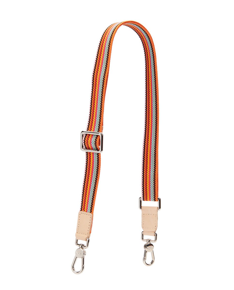 Orange Slim Webbing Crossbody Strap