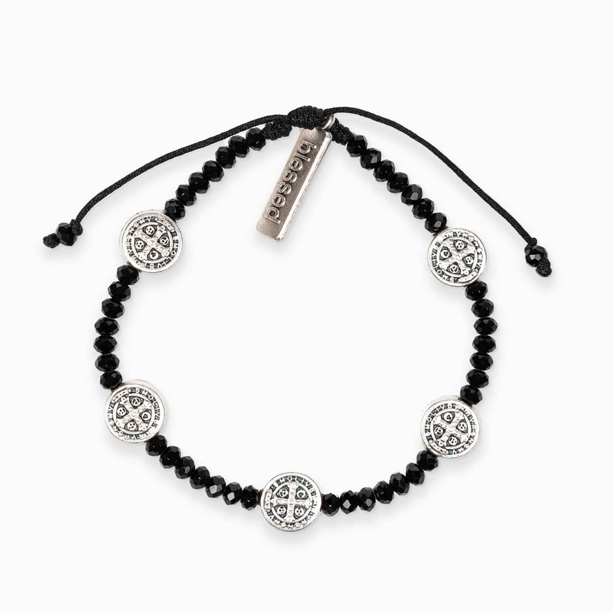 Gratitude Crystal Bracelet- Silver
